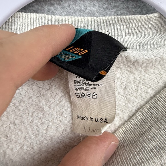 VINTAGE 90s Cleveland Browns Logo Athletic Crewneck Sweatshirt XL USA Nfl Men's - Picture 5 of 9